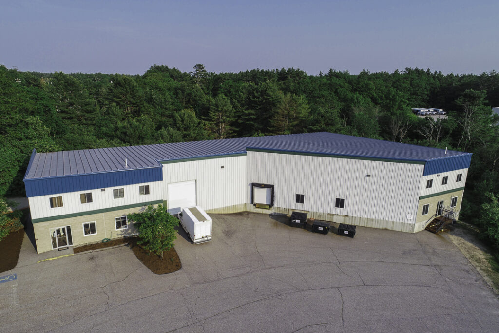 Drone commerical real estate photo